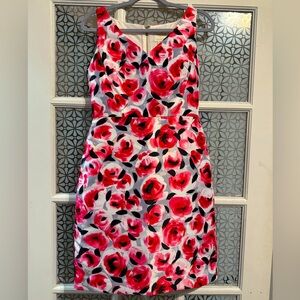 Kate spade rosebud floral sheath dress sz 6 LNC